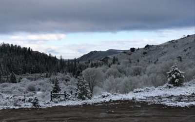 From snowy Wyoming to sunny Utah!